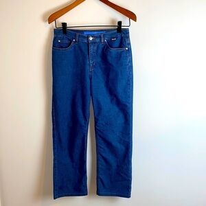 ESCADA SPORT Linda Straight Leg Crop High Rise Jeans